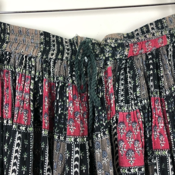 Cotton Express Boho Patchwork Skirt - Picture 2 of 6
